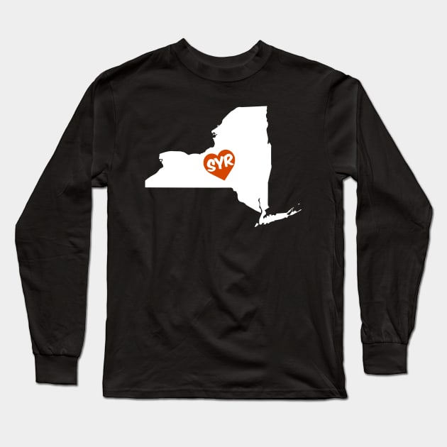 My Heart Belongs to Syracuse Gift Long Sleeve T-Shirt by BadDesignCo